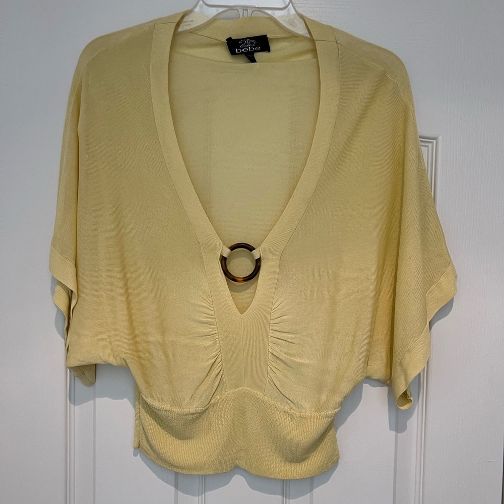 Yellow Crop Top